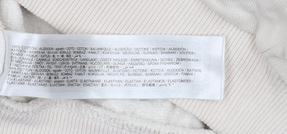MNG Women's Ivory Pullover Sweatshirt, Medium