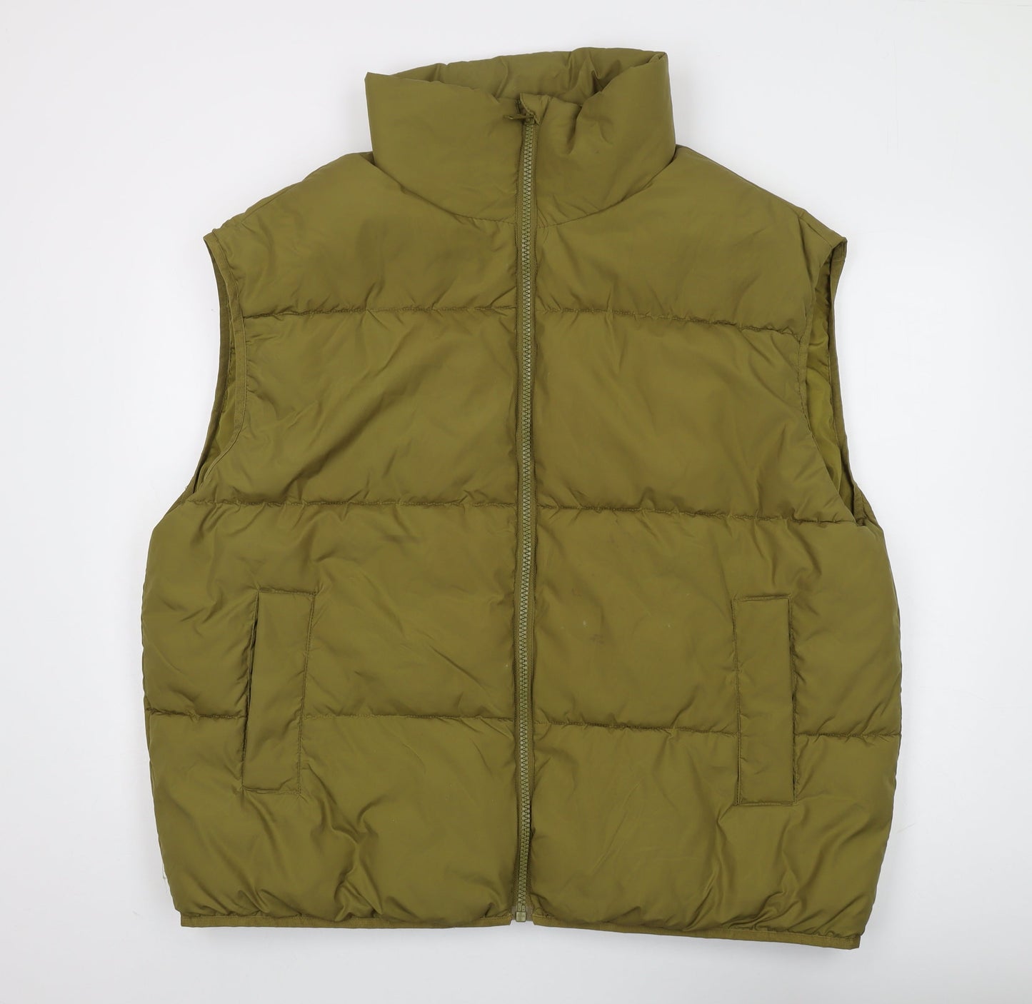 Unisex Adults UK Size M H&M Green Puffer Jacket