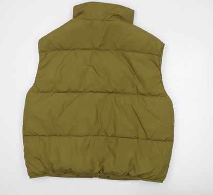 Unisex Adults UK Size M H&M Green Puffer Jacket