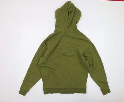 Mens UK Size XS ASOS Green Pullover Hoodie