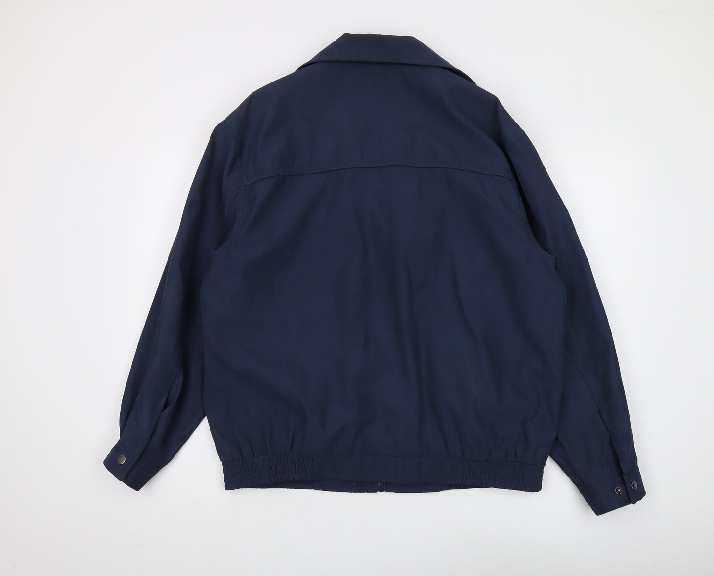Mens UK Size L David Barry Blue Windbreaker Coat