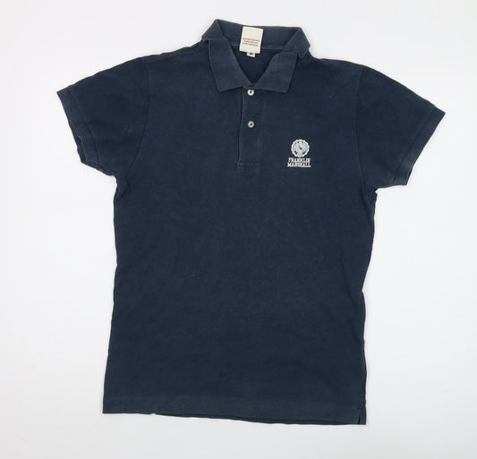 Franklin & Marshall Men's Blue Slim Fit Polo M