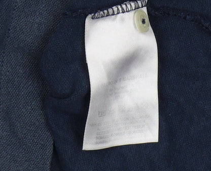 Franklin & Marshall Men's Blue Slim Fit Polo M