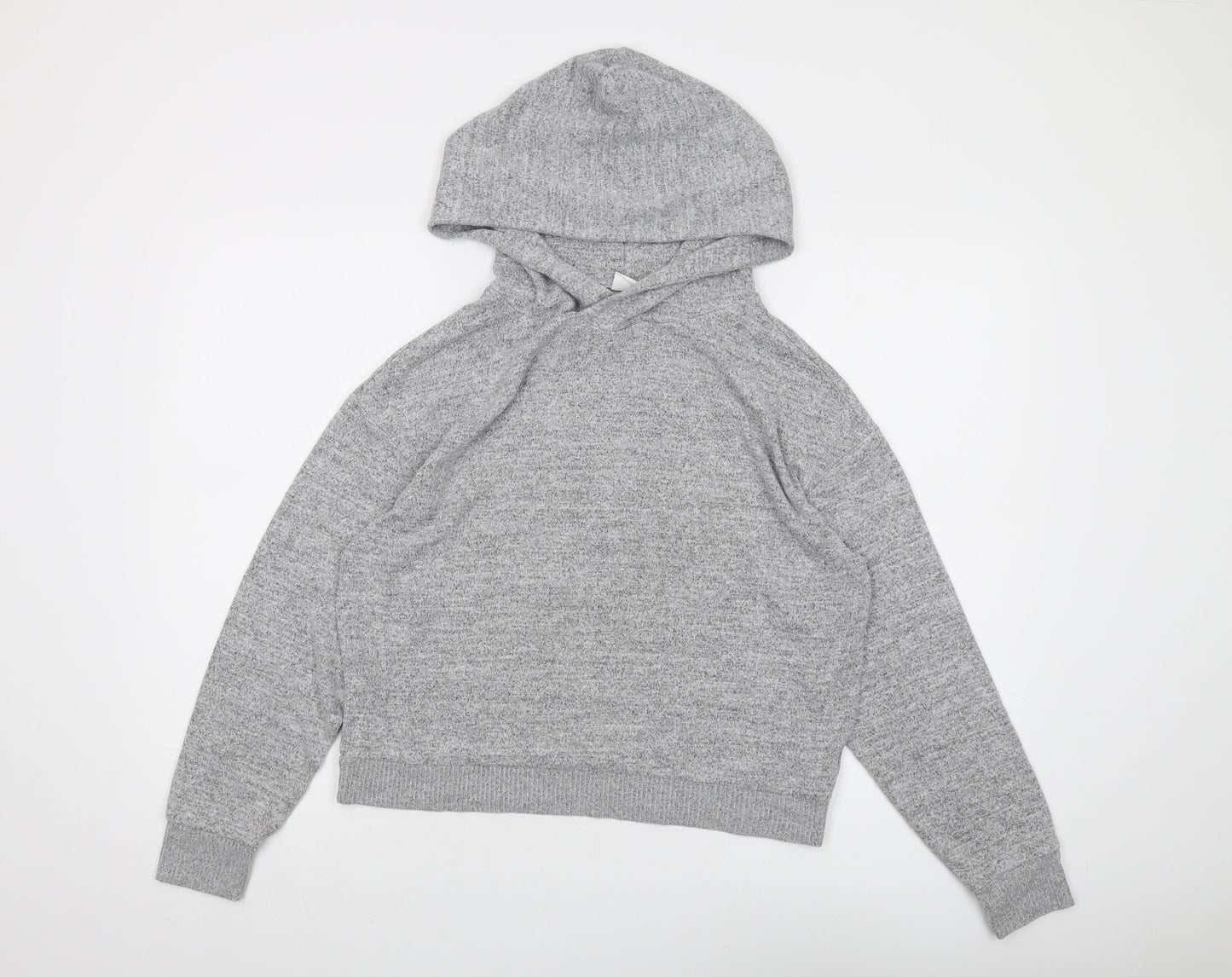 Gap Women's Grey Hooded Pullover Jumper XS