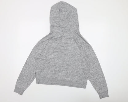 Gap Women's Grey Hooded Pullover Jumper XS