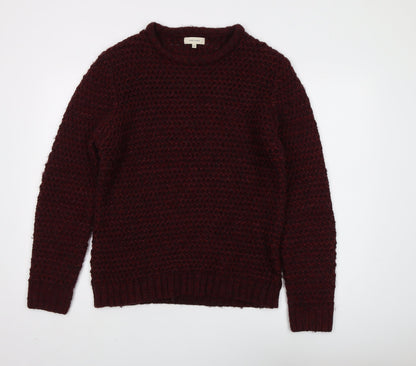 River Island Men's Red Pullover Jumper M