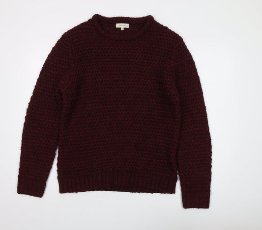 River Island Men's Red Pullover Jumper M
