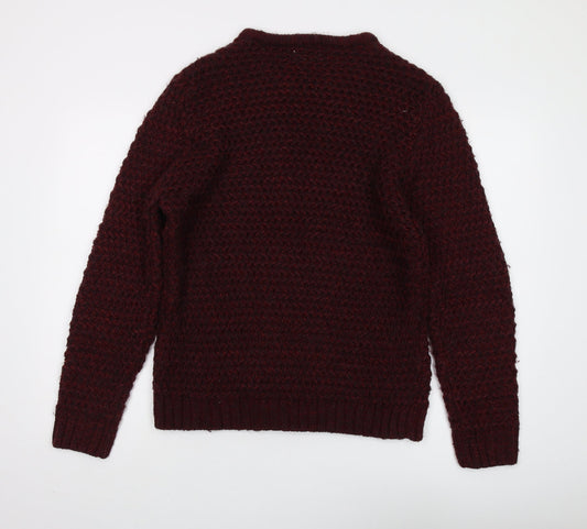River Island Men's Red Pullover Jumper M