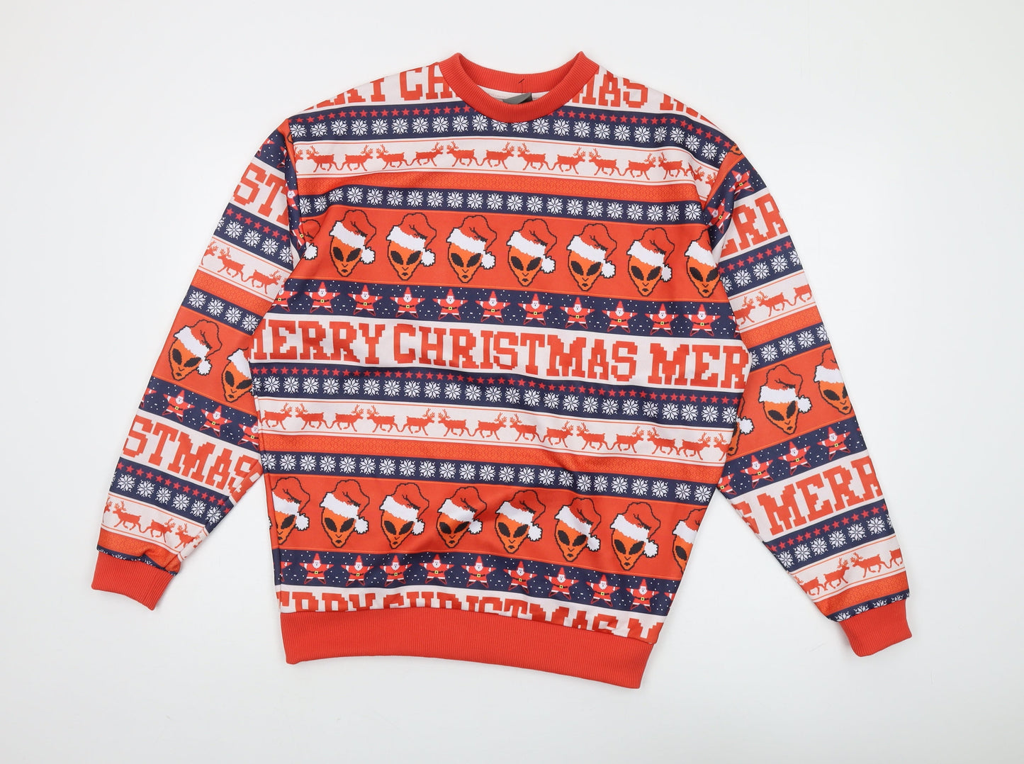 Mens UK Size XS ASOS Multicoloured Pullover Sweatshirt