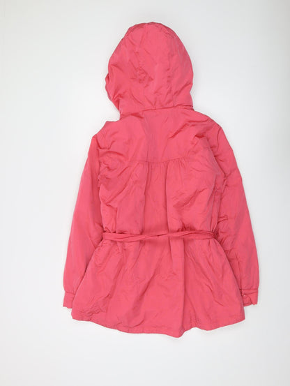 Womens UK Size 12 NEXT Pink Anorak Coat