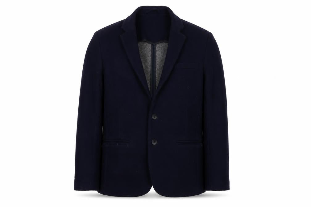 Mens UK Size 44 River Island Regular Blue Suit Jacket