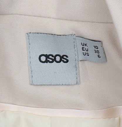 ASOS Women’s Beige Blazer Size 10 Regular 3/4 Sleeve