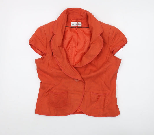 Marks and Spencer Orange Women’s Blazer Size 14