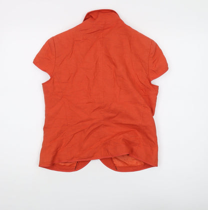 Marks and Spencer Orange Women’s Blazer Size 14