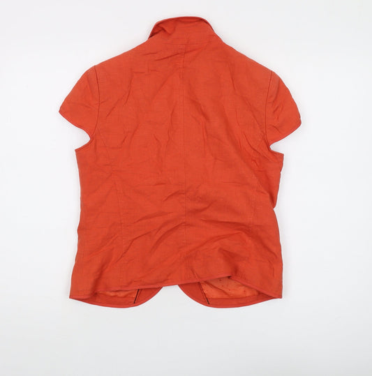 Marks and Spencer Orange Women’s Blazer Size 14