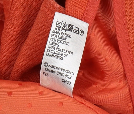 Marks and Spencer Orange Women’s Blazer Size 14