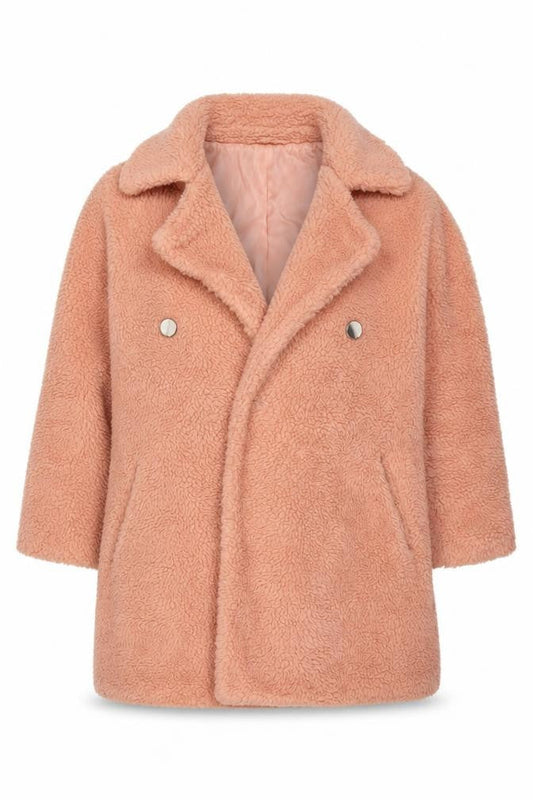 River Island Women's Pink Mid Coat Size 16