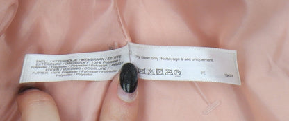 River Island Women's Pink Mid Coat Size 16