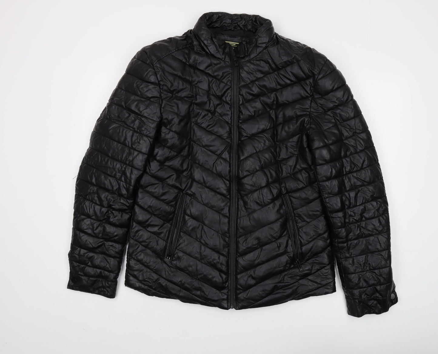 Koton Women's Black Puffer Jacket M - Mid-Length