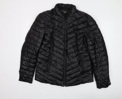 Koton Women's Black Puffer Jacket M - Mid-Length