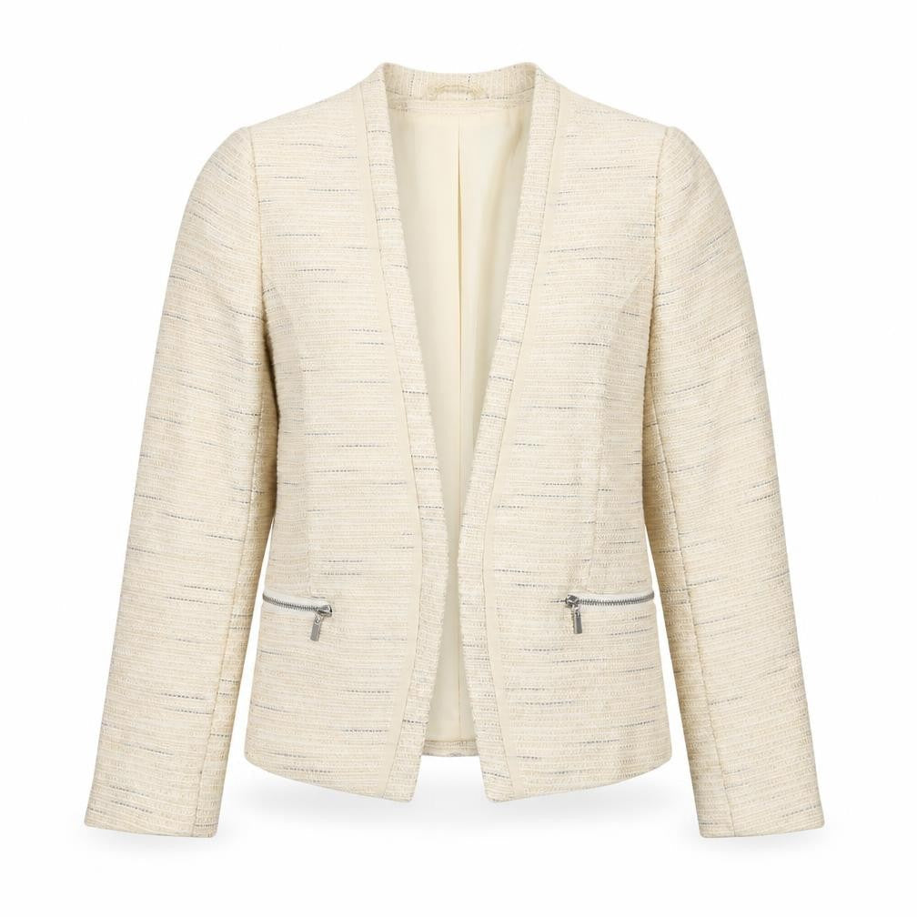 Womens UK Size 8 H&M Regular Ivory Blazer