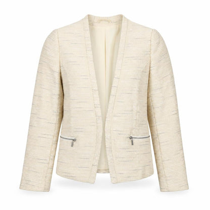 Womens UK Size 8 H&M Regular Ivory Blazer