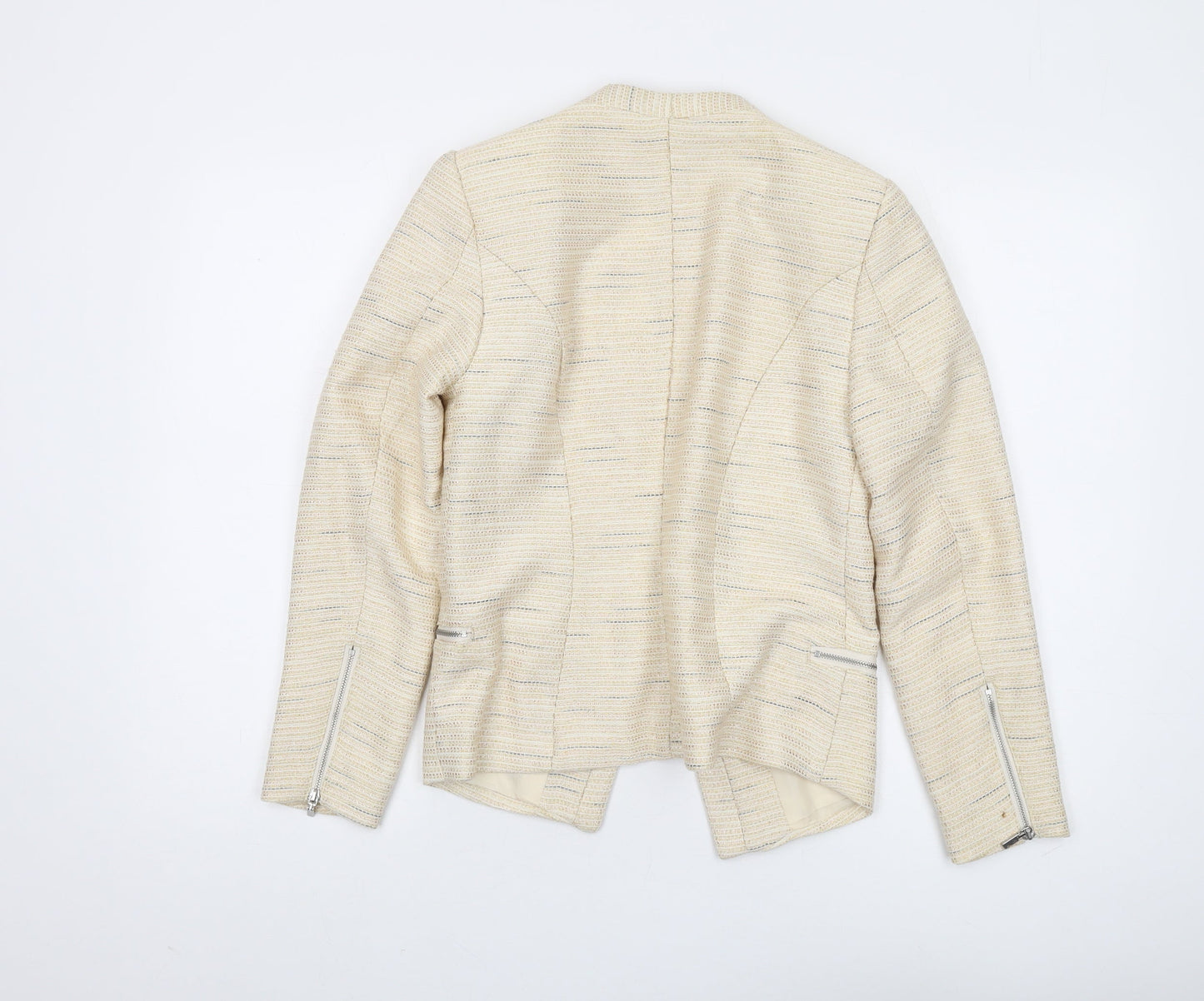 H&M Women's Ivory Blazer, Size 8, Regular Fit