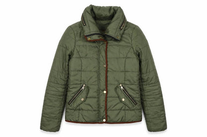 Womens UK Size S Only Green Puffer Jacket