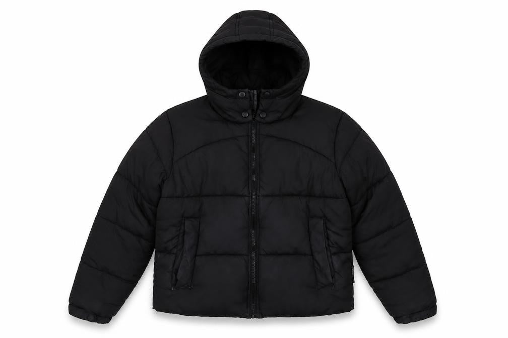 Womens UK Size 8 Missguided Black Puffer Jacket
