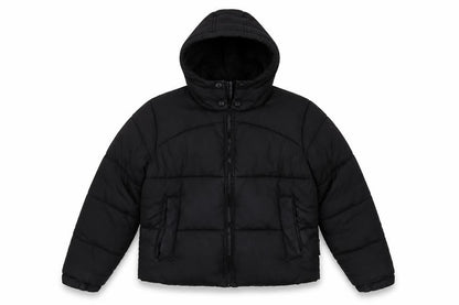 Womens UK Size 8 Missguided Black Puffer Jacket