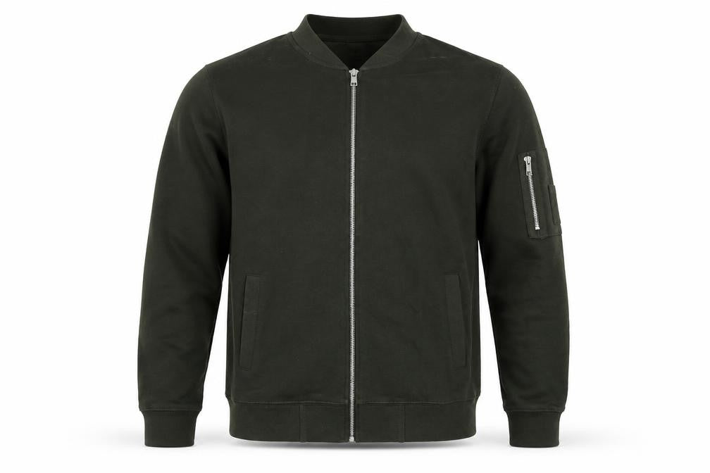 Mens UK Size XS ASOS Green Full Zip Sweatshirt