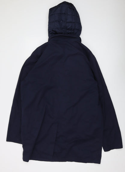 Mens UK Size L Bellfield Blue Rain Coat