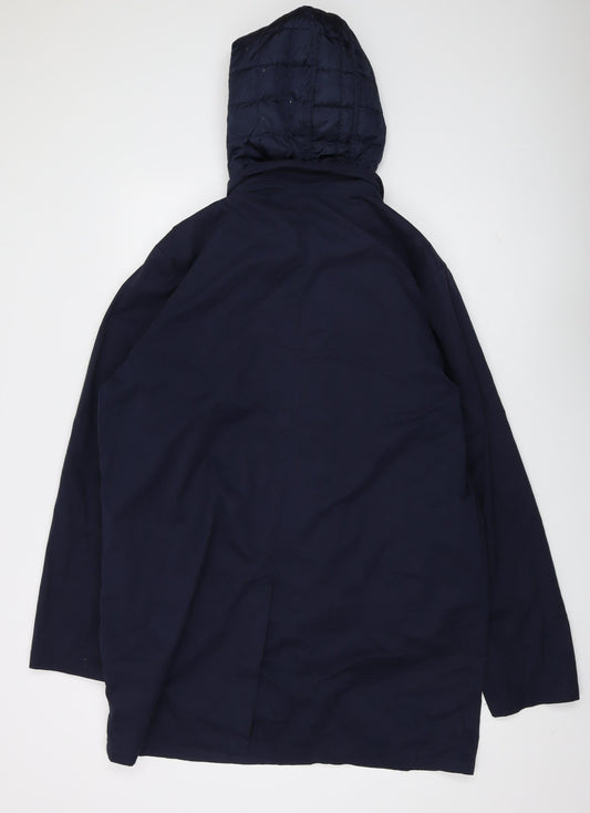 Mens UK Size L Bellfield Blue Rain Coat