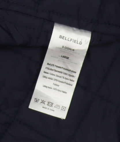 Mens UK Size L Bellfield Blue Rain Coat