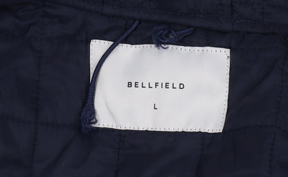 Mens UK Size L Bellfield Blue Rain Coat