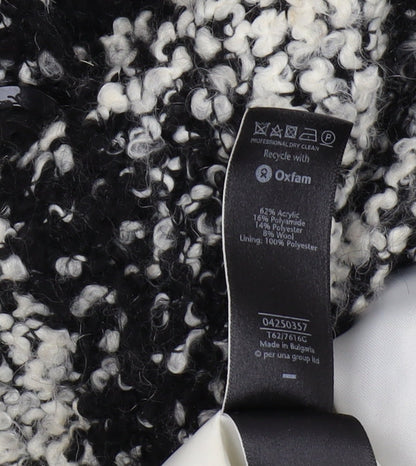 Womens UK Size 16 Per Una Black Overcoat