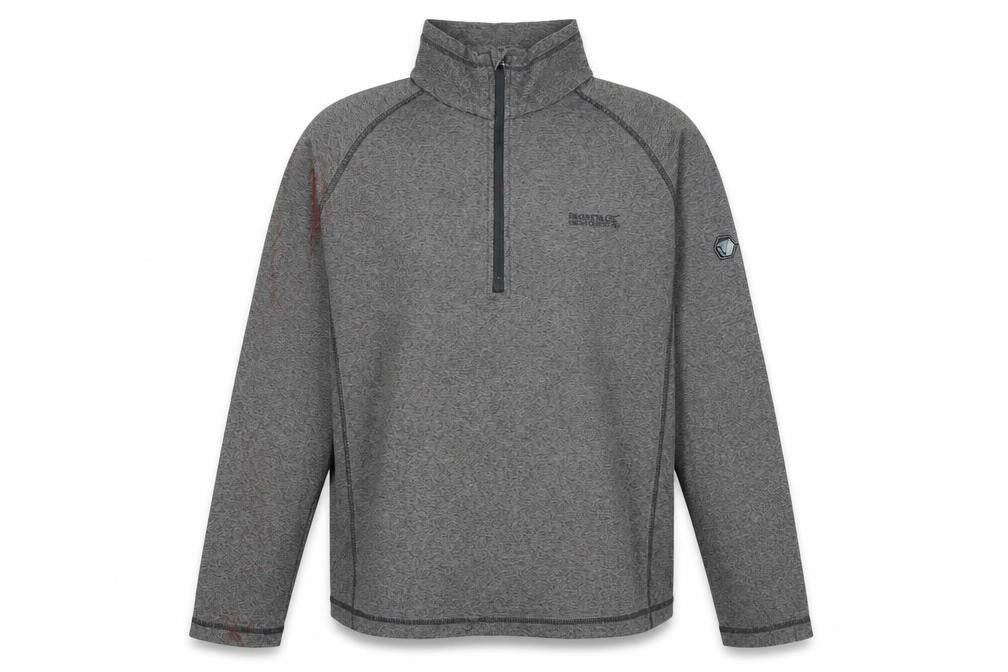 Mens UK Size XL Regatta Grey 1/4 Zip Sweatshirt