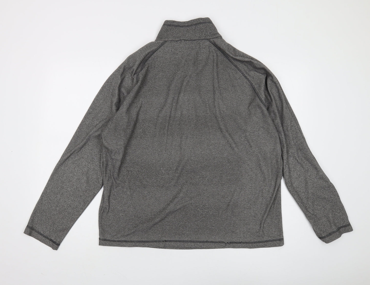 Mens UK Size XL Regatta Grey 1/4 Zip Sweatshirt