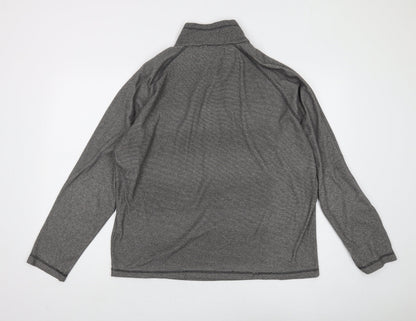 Mens UK Size XL Regatta Grey 1/4 Zip Sweatshirt