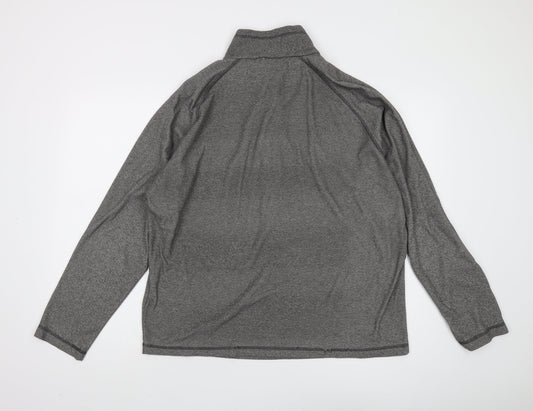 Mens UK Size XL Regatta Grey 1/4 Zip Sweatshirt