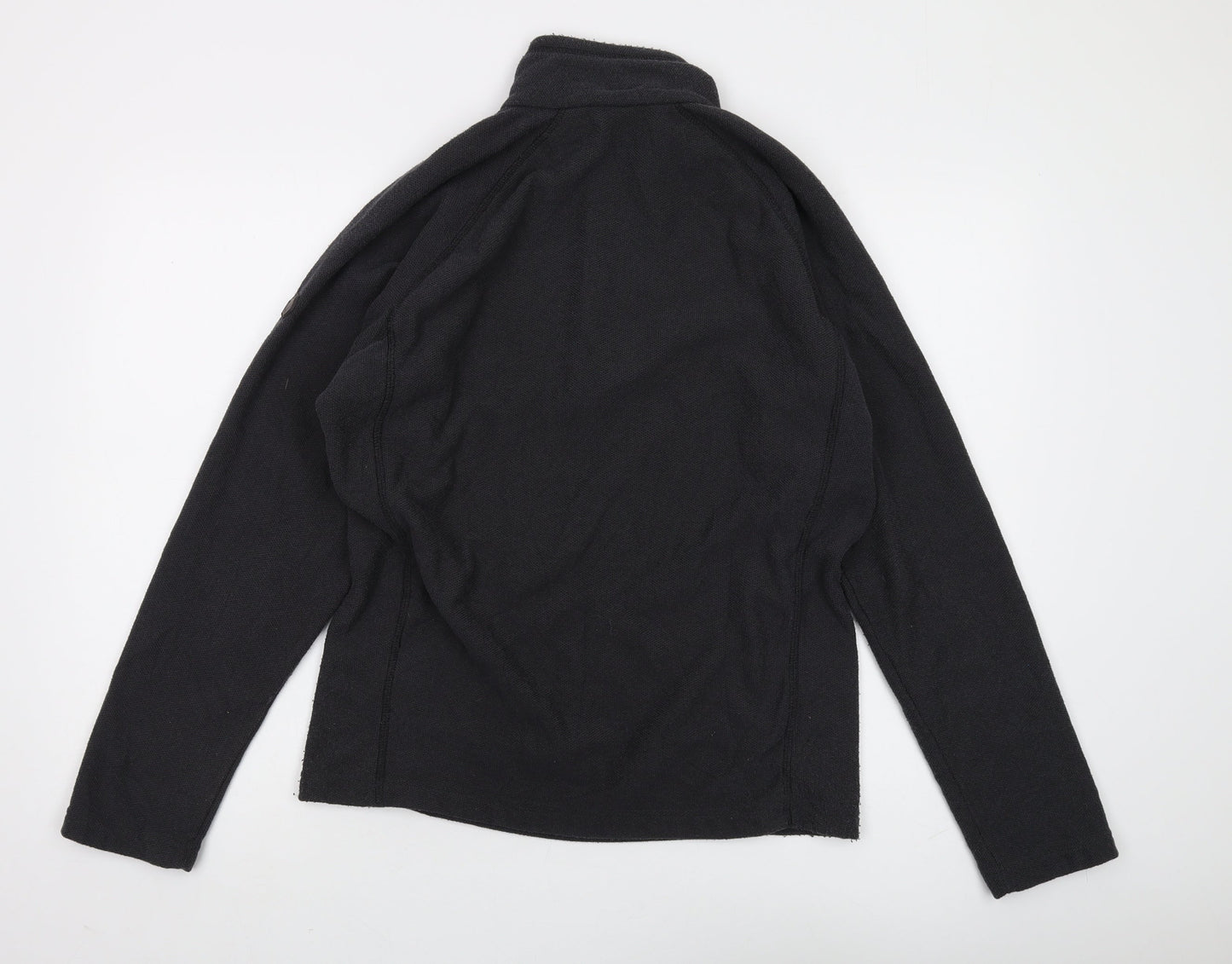 Mens UK Size M Regatta Black 1/4 Zip Sweatshirt
