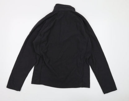 Mens UK Size M Regatta Black 1/4 Zip Sweatshirt