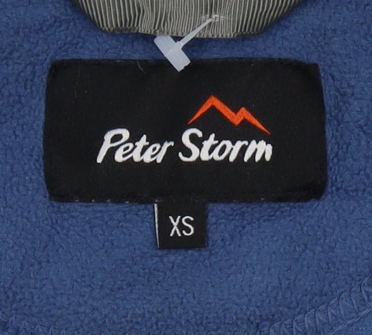 Unisex Adults UK Size XS Peter Storm Blue 1/4 Zip Sweatshirt
