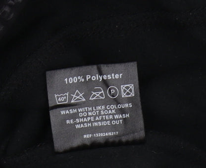TOG24 Boys Black Fleece 1/4 Zip Hoodie Size 13 Years