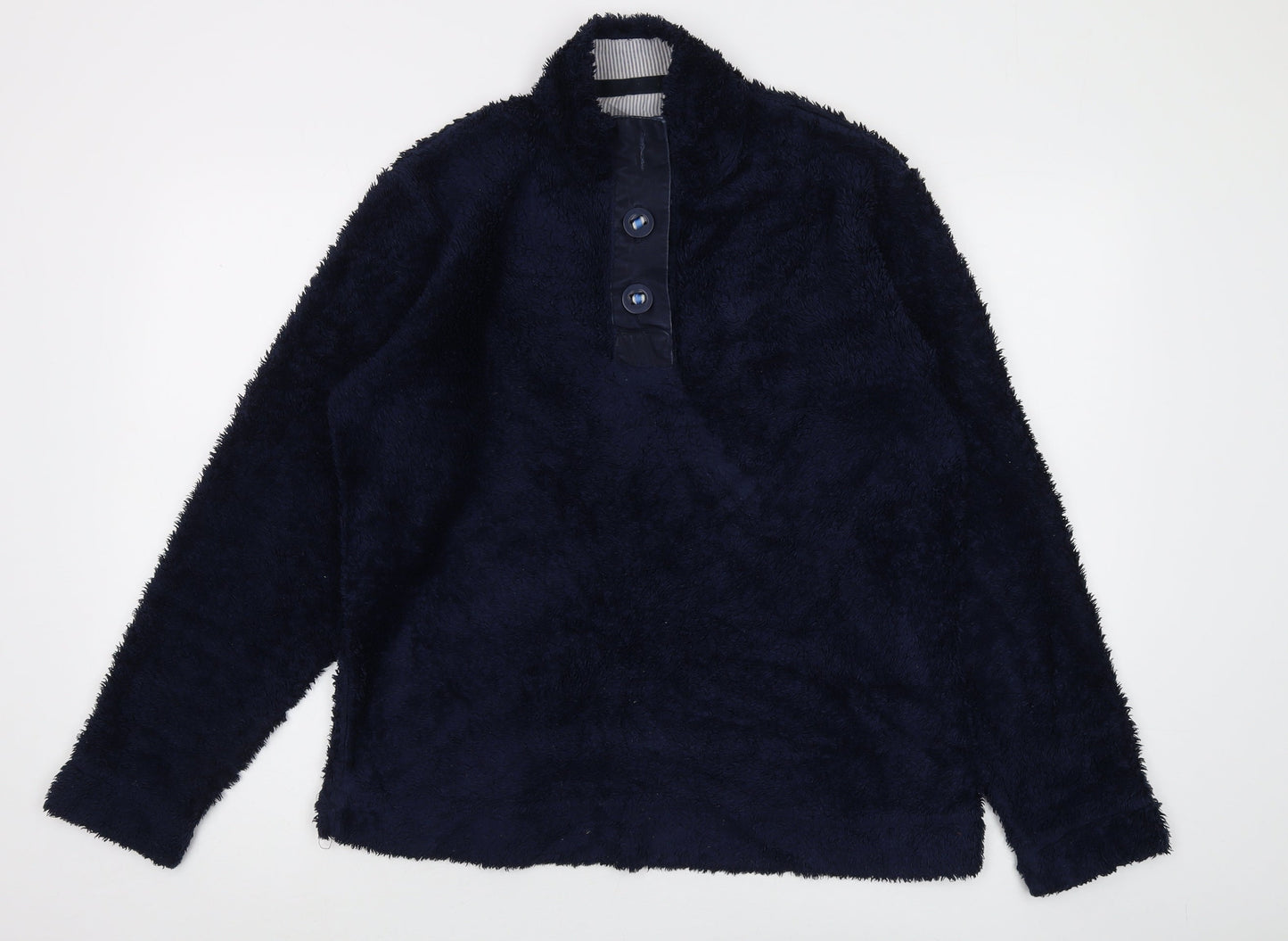 Regatta Women's Blue Henley Long Sleeve Pullover, UK 14