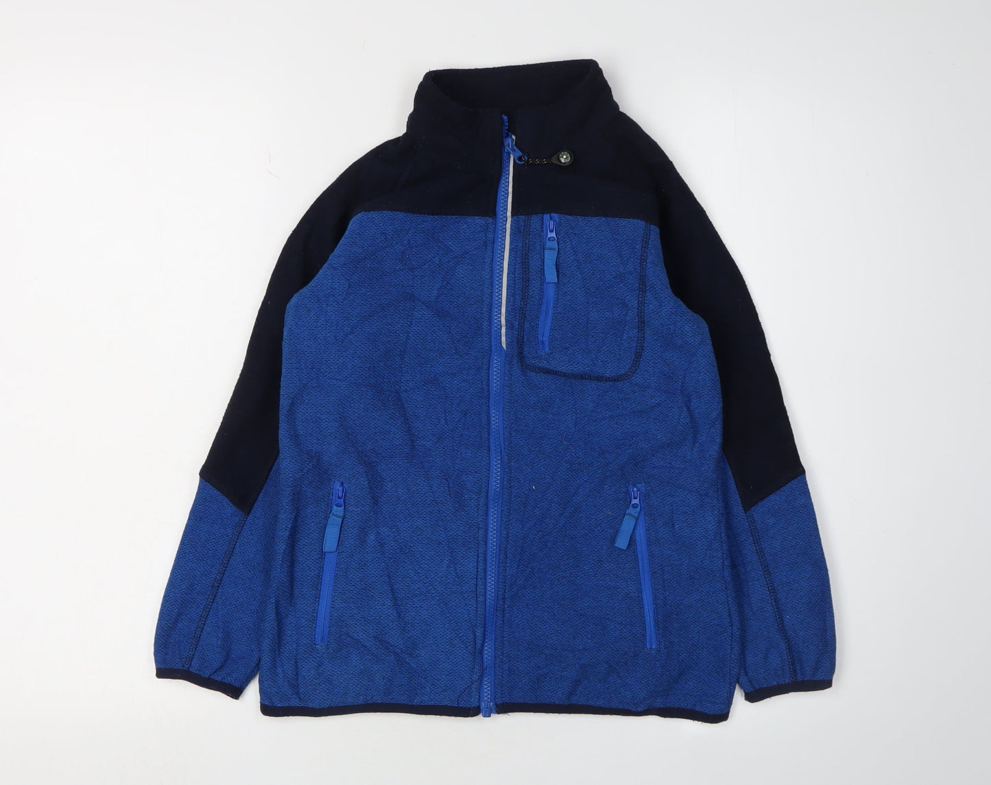 Crane Boys Blue Basic Jacket 9-10 Years Full Zip