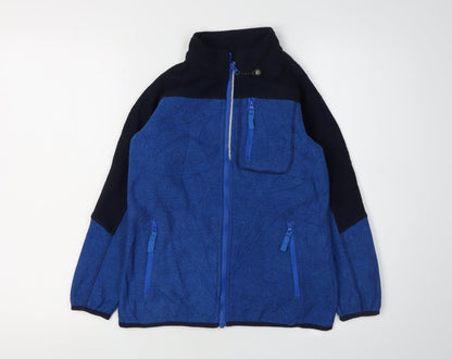 Crane Boys Blue Basic Jacket 9-10 Years Full Zip