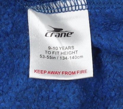 Crane Boys Blue Basic Jacket 9-10 Years Full Zip