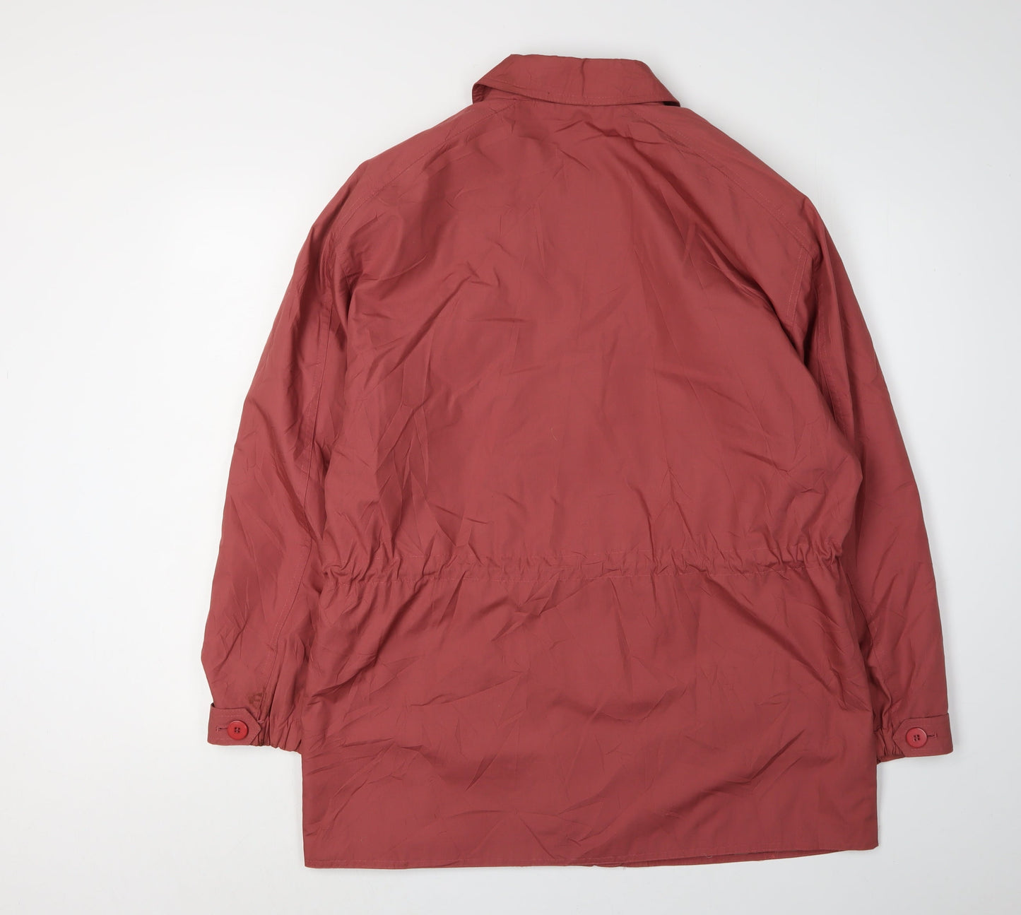 Womens UK Size 14 Vintage Red Parka Coat