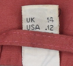Womens UK Size 14 Vintage Red Parka Coat